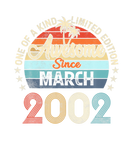Discover Awesome Since March 2002 Vintage 20Th Birthday