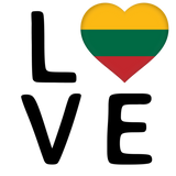 Discover Love - Lithuania Flag