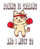 Discover Kawaii Boxing Cat - Cute Boxing Is Calling And I M