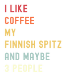 Discover Funny Finnish Spitz Retro Dog And Coffee Lover