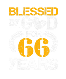 Discover Vintage Blessed By God For 66 Years Happy 66Th Bir