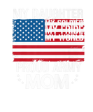Discover My Daughter My Soldier Proud Mom Flag Graphic Moth
