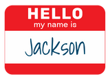 Discover Name Badge Personalized  or Bodysuit