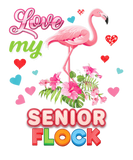 Discover I Love My Senior Flock Flamingo Teacher Back To Sc