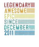 Discover 10 Years Old Birthday Legendary Awesome Since Dece