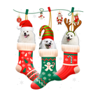 Discover Christmas American Eskimo Sock Xmas Reindeer Santa