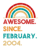 Discover 19 Year Old Awesome Since February 2004 Gifts 19Th