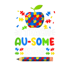 Discover Cute Puzzle Apple Autism Awareness Child I Teach A