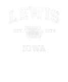 Discover Lewis Iowa IA Vintage State Athletic Style