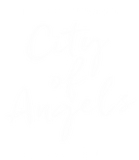 Discover City Of Angels Handwritten White Script