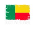 Discover Distressed Benin Flag Best Wife Ever Patriotic