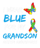 Discover Autism I Wear Blue For My Grandson Awareness Grand