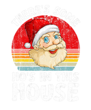 Discover Retro Santa There's Some Hos In This House Christm