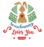 Discover Some Bunny Loves You Add Name or Slogan Easter Day