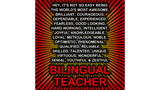 Discover Hey, It’s Not So Easy Being ... Bilingual Teacher