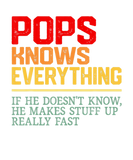 Discover Vintage Pops Knows Everything Men Funny Father's D