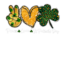Discover Peace Love St Patrick's Day Clover Leopard Shamroc