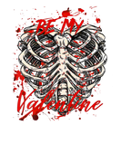 Discover Gothic Bloody Splatter Skeleton Be My Valentines D