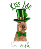 Discover Kiss Me I'm Irish Terrier in Hat with Clover