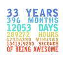 Discover 33 Years 396 Months Of Being Awesome 33Rd Birthday