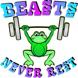 Discover Beasts Never Rest Froggy #USAPatriotGraphics ©