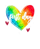 Discover First Day Of School Back To School Heart Tie Dye S