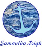 Discover Sea Water Anchor Blue Personalized