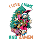 Discover I Love Anime And Ramen - Kawaii Christmas Girl - O