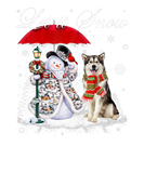 Discover Alaskan Malamute Santa Dog Christmas Snowman Xmas