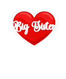 Discover Funny Heart Big Sister Christmas Valentines Mother