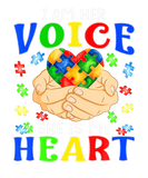 Discover I Am Her Voice She Is My Heart Autism Awareness Da
