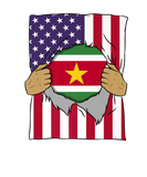 Discover Suriname Flag Inside Me Home Pride Surinamer Ameri