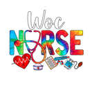 Discover WOC Nurse Tie Dye Love Heart Stethoscope RN Nurse