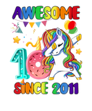 Discover Awesome Dabbing Unicorn Since 2011 10Th Birthday 1