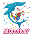 Discover Mommy Autism Awareness Shark Rainbow Puzzle Matchi