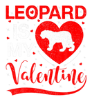 Discover Leopard Is My Valentine Funny Heart Leopard Valent