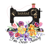 Discover I'm Sew Fancy Floral Vintage Sewing Machine