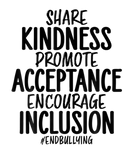 Discover Share Kindness Anti Bullying Awareness Unity Day O