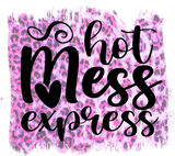 Discover Hot Mess Express Pink Leopard Distressed