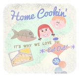 Discover Home Cookin Funny Goofy Retro Food Slogan