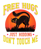 Discover Free Just Kidding Don't Touch Me Funny Cat Valenti