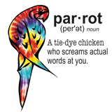 Discover Tie Dye Parrot Definition