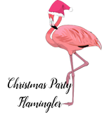 Discover Funny Pink Flamingo Christmas Party Flamingle