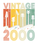Discover Retro Vintage 2000 Guitarist 2000 Birthday Guitar