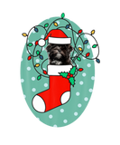 Discover Christmas Stocking Dog Lhasa Apso