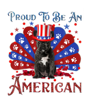 Discover Funny Bulldog Proud To Be An American USA Flag 4Th