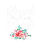 Discover Womens Blessed Meme Flowers Mom Grandma Mothers Da