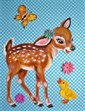 Discover Deer Fawn & Duckling Original Art Kids' T