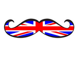 Discover U.K. Flag Mustache