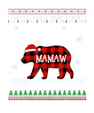 Discover Mamaw Bear Santa Red Plaid Family Pajamas For Chri